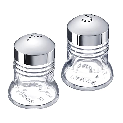 Westmark Salz- und Pfefferstreuer-Set, 2-tlg., Fassungsvermögen: je 40 ml, Glas/ABS, Verchromt, Paris-Chrome, Silber/Transparent, 631622E1 von Westmark