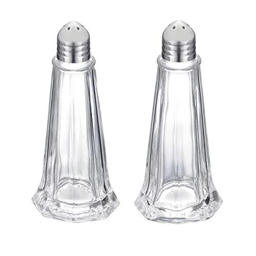 Westmark Universalstreuer-Set, 2-tlg., Fassungsvermögen: je 40 ml, Glas/Rostfreier Edelstahl, New York, Silber/Transparent, 65262270 von Westmark
