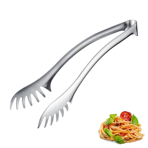 Westmark Spaghetti- und Buffetzange Pro – Küchenzange Edelstahl – Innovative Spaghettizange – Servierzange für Pasta, Salat & Spargel – Silber, 29,5 cm Westmark Spaghetti- und Buffetzange Pro – Küchenzange Edelstahl – Innovative Spaghettizange – Servierzange für Pasta, Salat & Spargel – Silber, 29,5 cm von Westmark