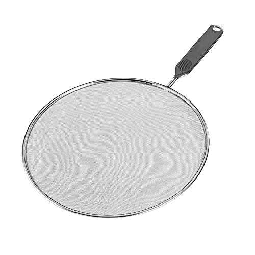 Westmark Spritzschutz Traditionell, ø 29 cm, Edelstahl, Silber/Schwarz, Durchmesser von Westmark
