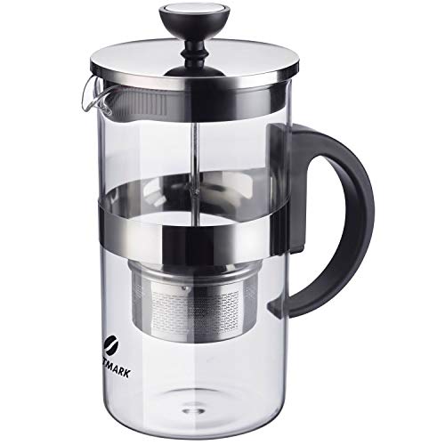 Westmark Teebereiter, 1000 ml, Teatime, BPA-frei, Borosilikatglas und Edelstahl, 24822260 von Westmark