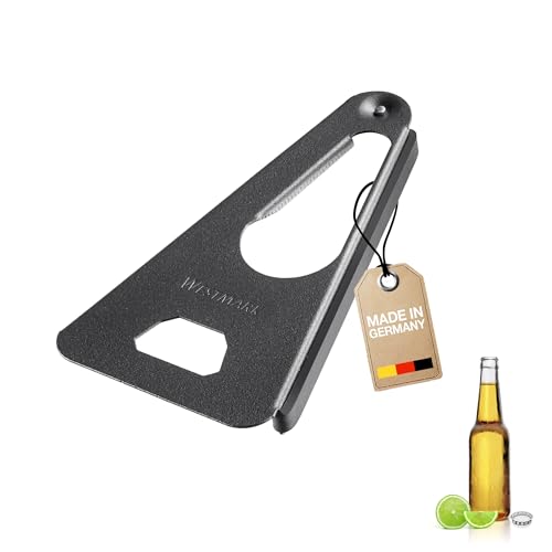 Westmark Universalöffner Twist Black Edition – Flaschenöffner & Deckelöffner für Schraubgläser, Drehverschlüsse & Flaschen – Anthrazit, 17 x 9,8 cm von Westmark