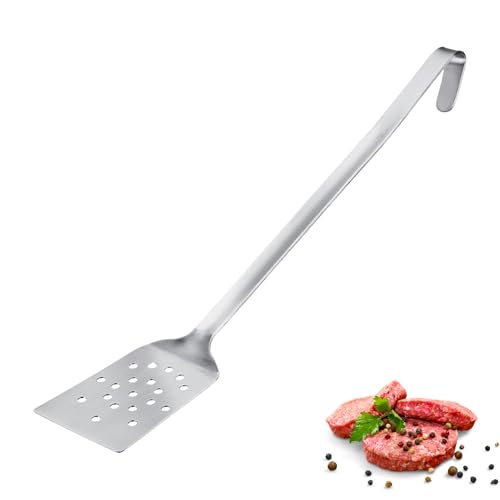 Westmark Wender Pro – Edelstahl Pfannenwender mit Lochung & Aufhängehaken – Perfek für Pfanne, BBQ & Profiküche – Pfannenschaufel – Silber, 45cm von Westmark