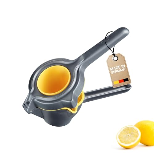 Westmark Zitronenpresse Limona Black Edition – Zitruspresse Manuell für Zitronen, Limetten & Orangen – Hand Entsafter in Anthrazit von Westmark