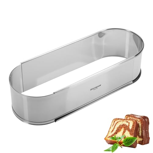 Westmark ausziehbare Backform, 27 bis 40 cm, Oval, Rostfreier Edelstahl, Silber, 31352260 Westmark ausziehbare Backform, 27 bis 40 cm, Oval, Rostfreier Edelstahl, Silber, 31352260 von Westmark