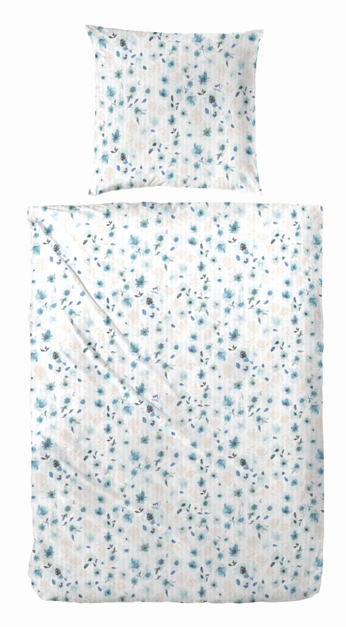 Westminster Bettwäsche Mikrofaser Blumen blau 135 x 200 cm Westminster Bettwäsche Mikrofaser Blumen blau 135 x 200 cm von Westminster Heimtextil