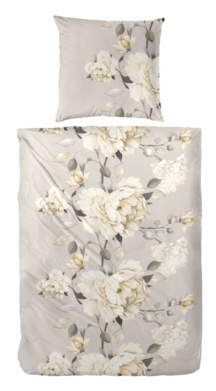 Westminster Feinbiber Bettwäsche 135x200 Blumen Rosen silber natur 173090-81 Westminster Feinbiber Bettwäsche 135x200 Blumen Rosen silber natur 173090-81 von Westminster