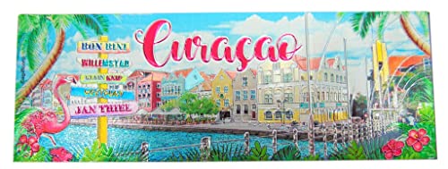 Curaçao Magnet Souvenir Retro Urlaub Erinnerung Kühlschrank Curacao Karibikinsel-Dekor 12,7 cm lang von Westmon Works