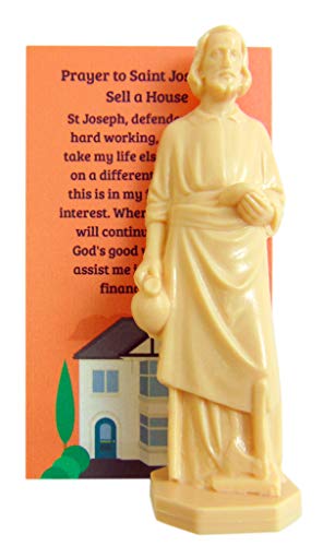 Westmon Works St. Joseph Statue zum Verkauf von Häusern mit Anleitung und Hausgebet Komplettset von Westmon Works