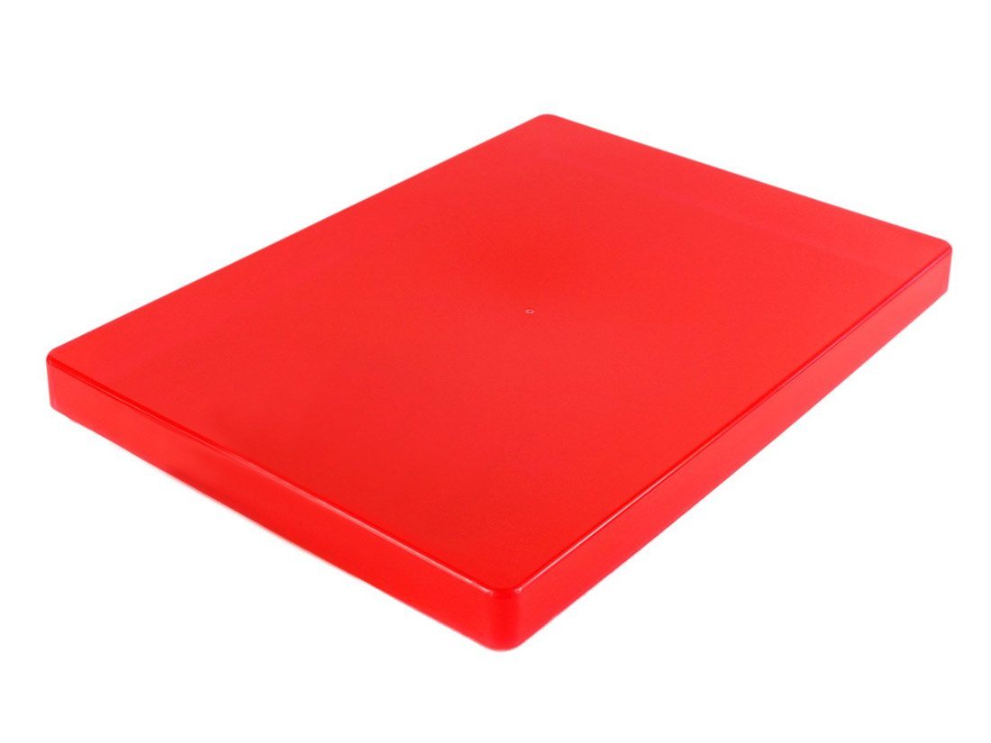 WestonBoxes Aufbewahrungsbox A4 Slim Aufbewahrungsbox rot-transparent (5 St) von WestonBoxes