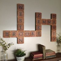 Scrabble-Wandfliese Scrabble-Wandfliese von WestonCoHomeDecor