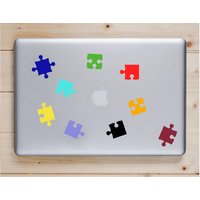 9 Stück Autismus Aufkleber, Bewusstsein Puzzle-Aufkleber, Vinyl-Aufkleber, Tasse Auto-Aufkleber, Laptop-Aufkleber, Helm Aufkleber von WestridgeART