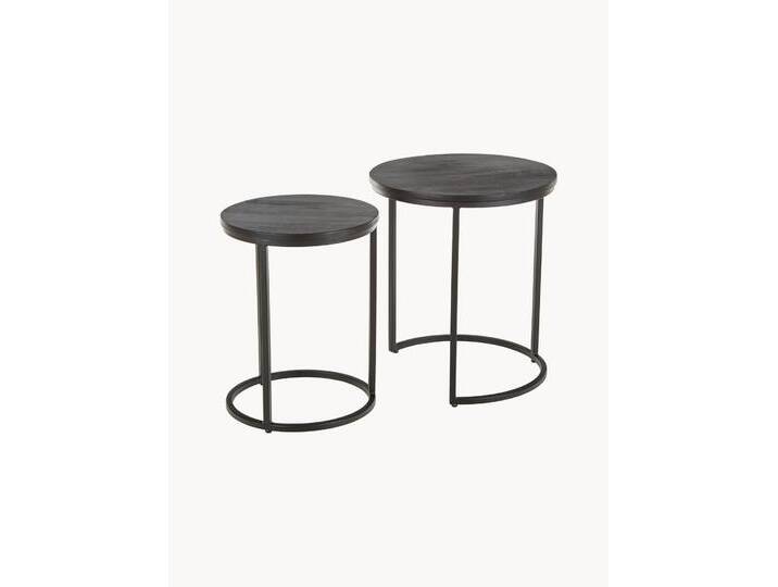Beistelltische Andrew aus Mangoholz, 2er-Set Beistelltische Andrew aus Mangoholz, 2er-Set von Westwing-Collection