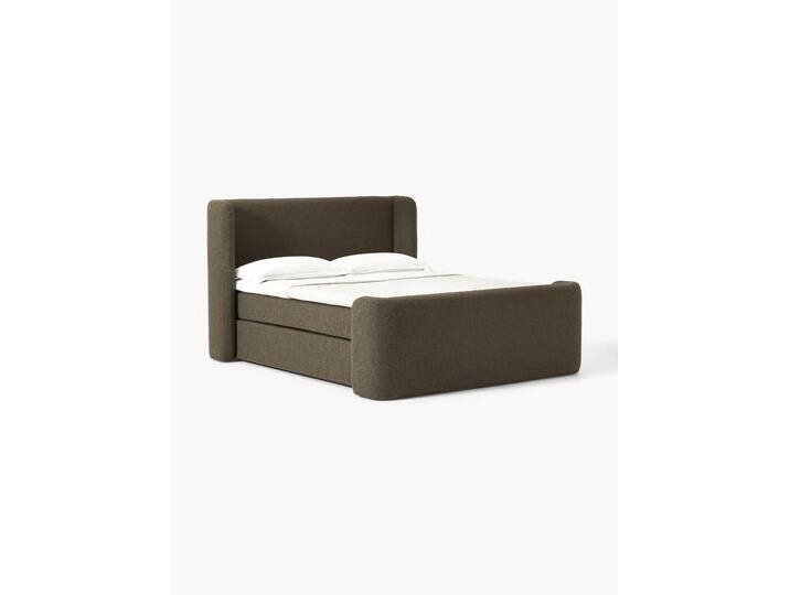 Bouclé-Boxspringbett Perla von Westwing-Collection