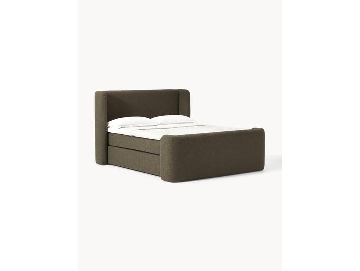 Bouclé-Boxspringbett Perla von Westwing-Collection