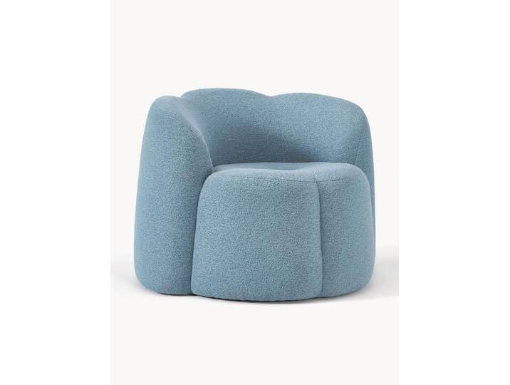 Bouclé-Loungesessel Fleur von Westwing-Collection
