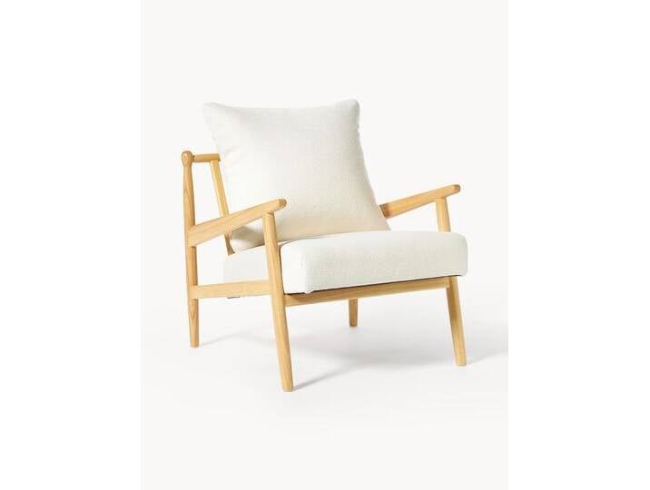 Bouclé-Loungesessel Mikkel von Westwing-Collection