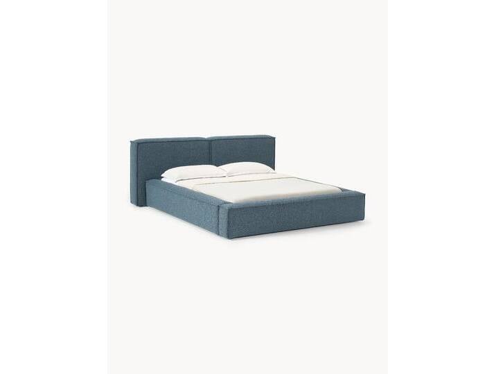 Bouclé-Polsterbett Lennon mit Stauraum von Westwing-Collection