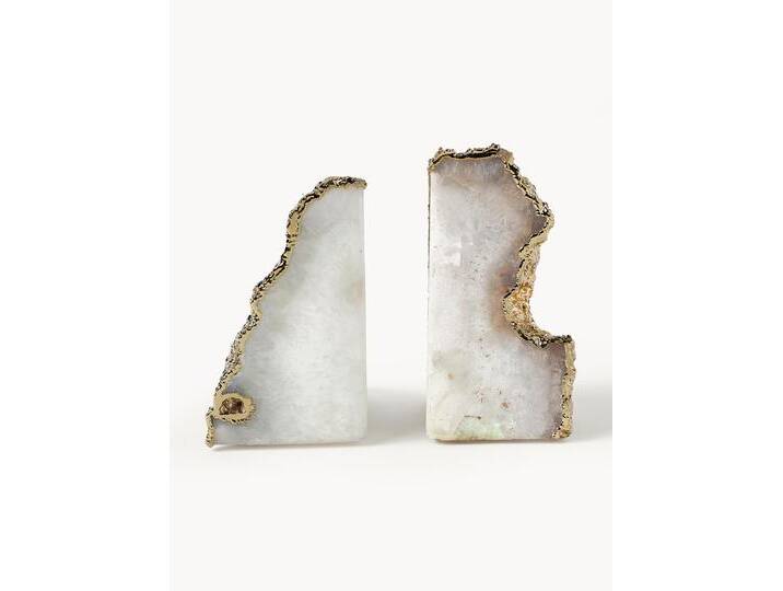 Buchstützen Sedona aus Quartz, 2er-Set von Westwing-Collection