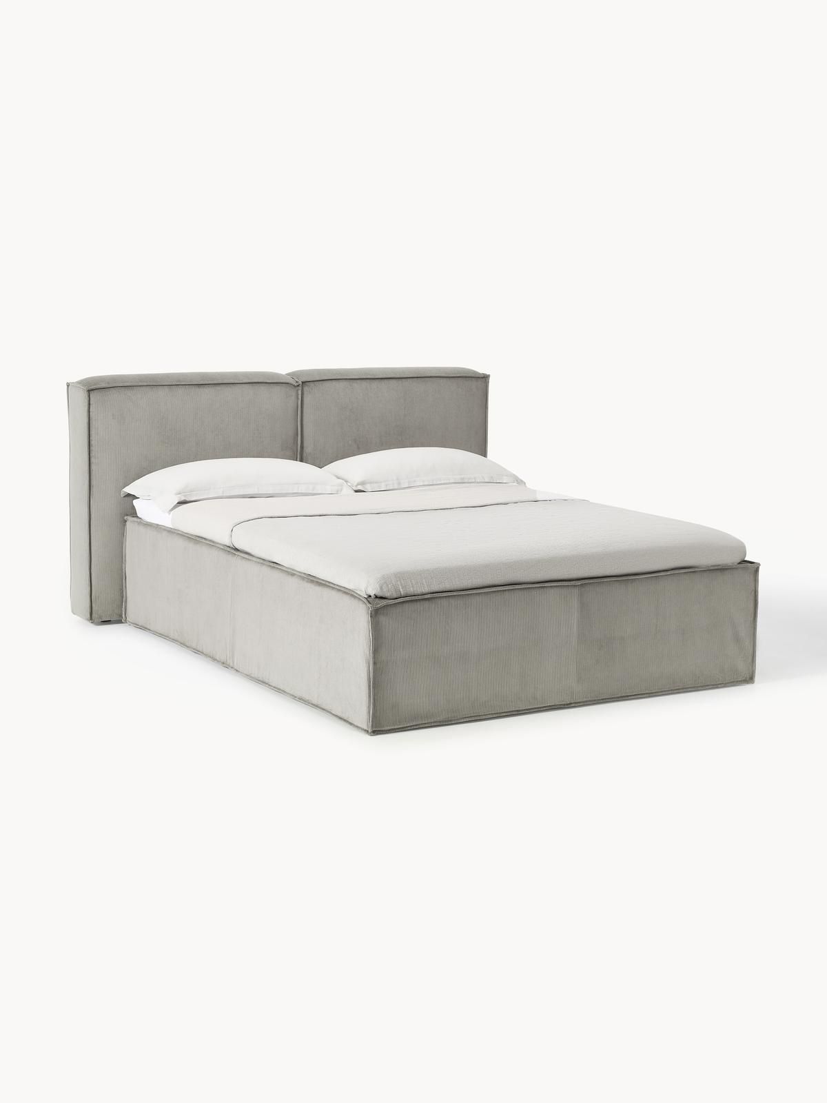 Cord-Boxspringbett Lennon von Westwing Collection