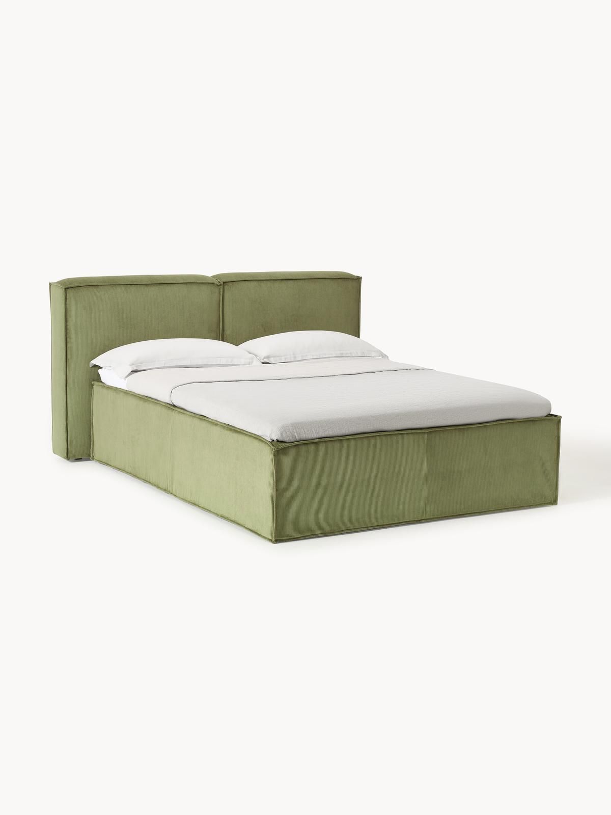 Cord-Boxspringbett Lennon von Westwing Collection