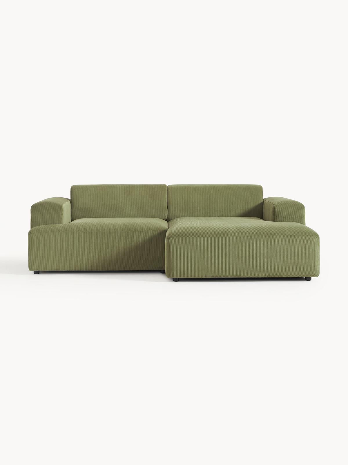 Cord-Ecksofa Melva (3-Sitzer) von Westwing Collection