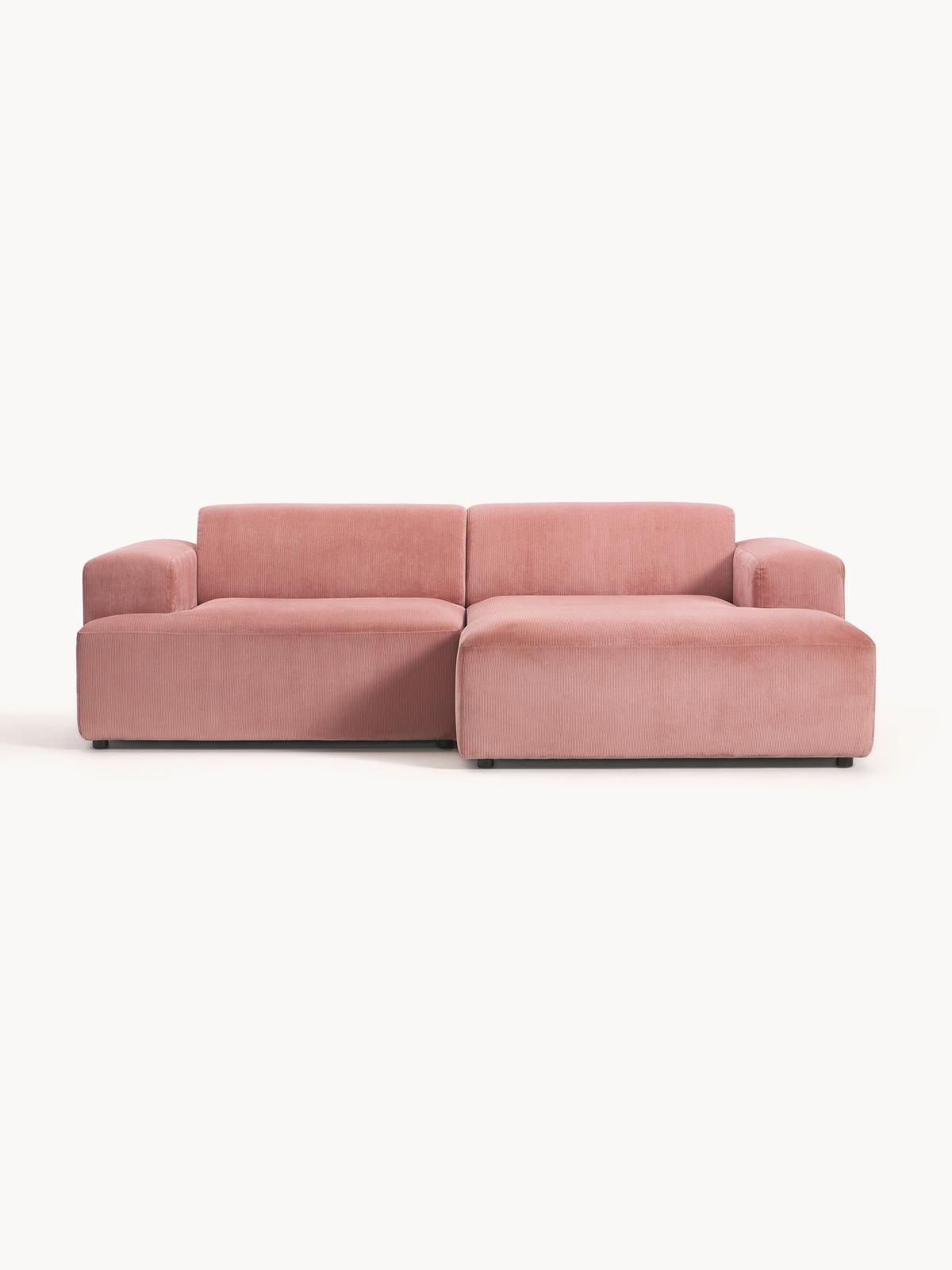 Cord-Ecksofa Melva (3-Sitzer) von Westwing Collection