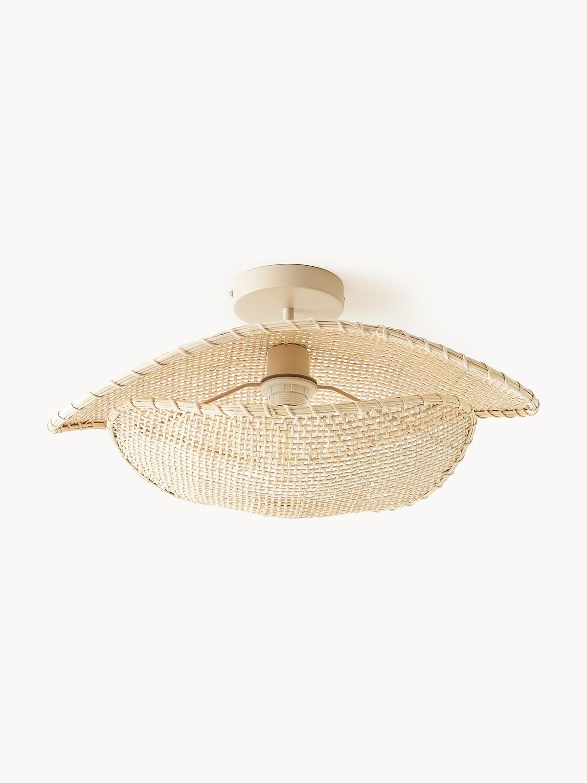 Deckenleuchte Senja aus Rattan von Westwing Collection