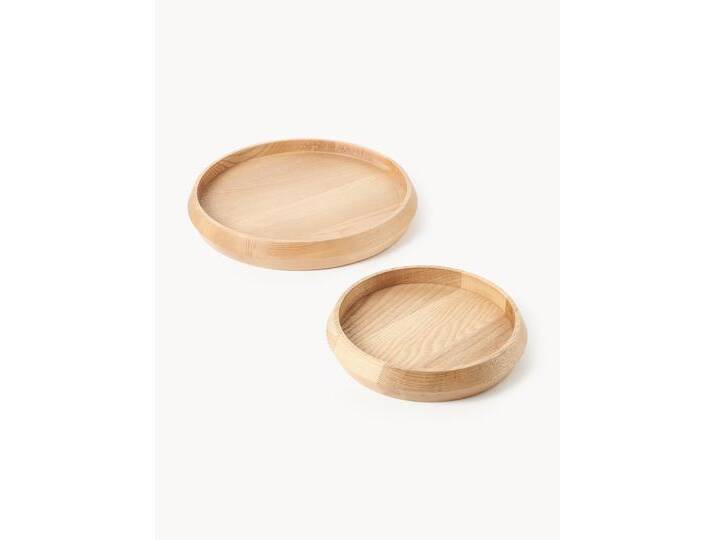 Deko-Tabletts Copenhagen aus Eschenholz, 2er-Set von Westwing-Collection