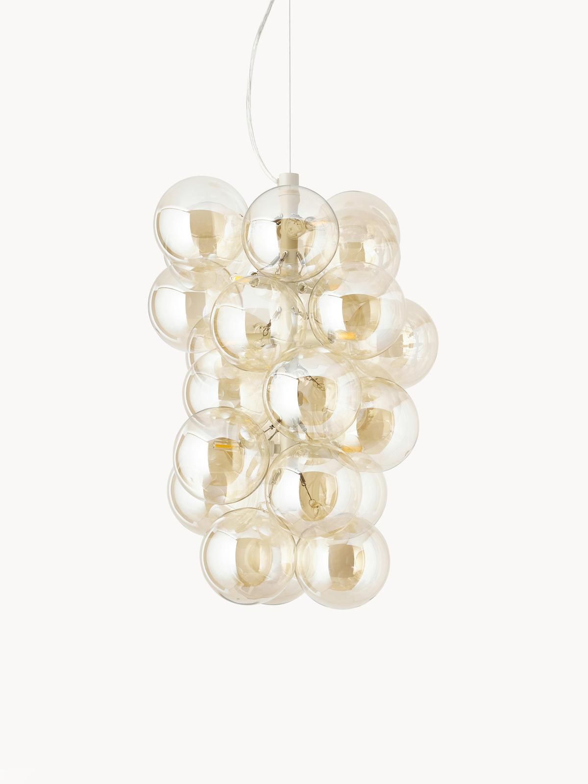 Design Pendelleuchte Bubbles aus Glas von Westwing Collection