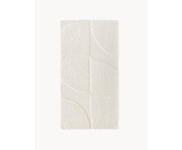 Flauschiger Hochflor-Teppich Jade mit erhabener Hoch-Tief-Struktur von Westwing Collection