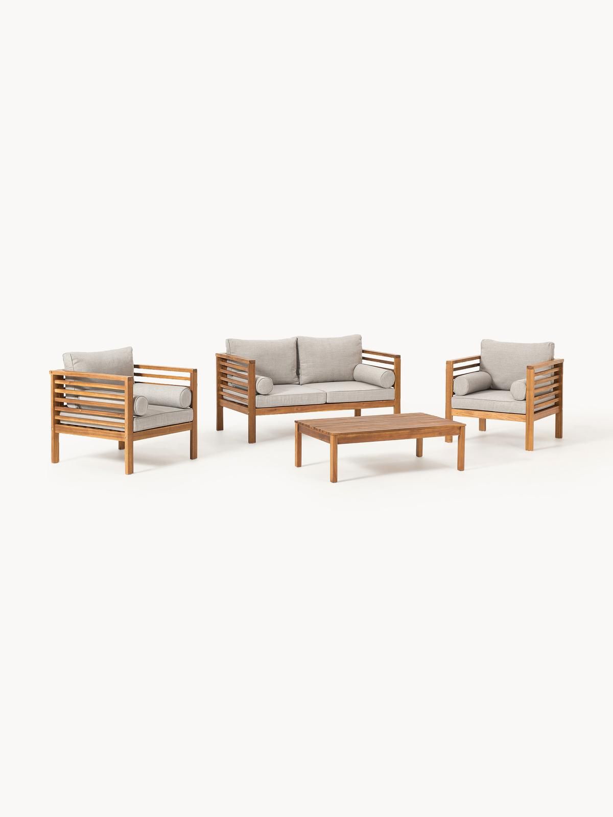 Garten-Lounge-Set Bo, 4-tlg. von Westwing Collection