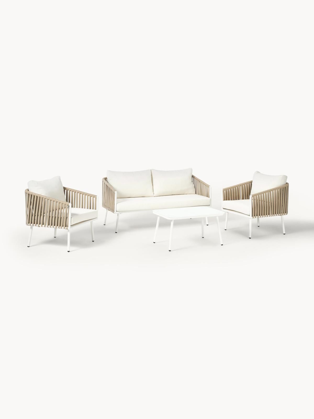 Garten-Lounge-Set Malo, 4-tlg. von Westwing Collection