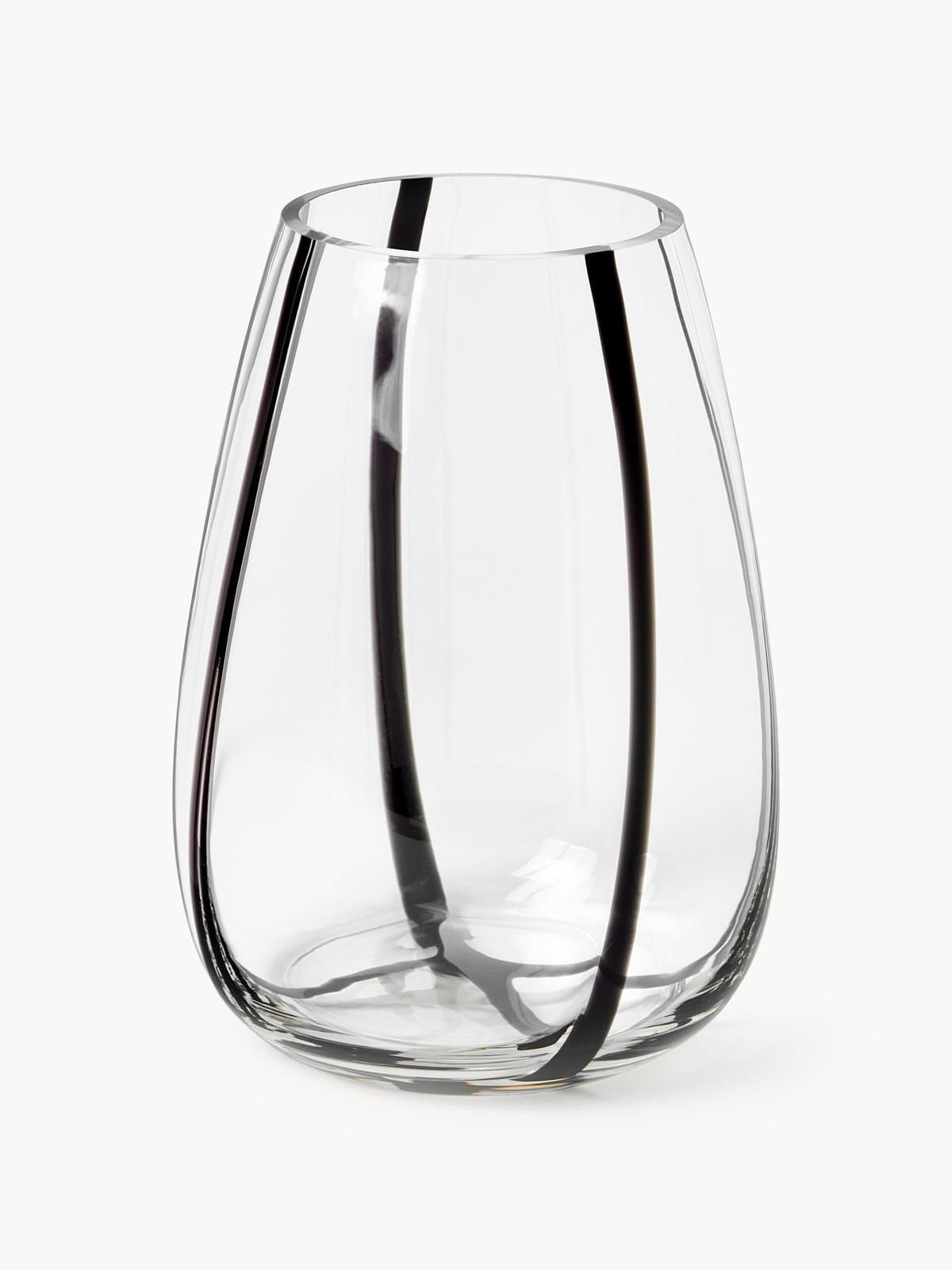 Glas-Vase Kira, H 26 cm von Westwing Collection