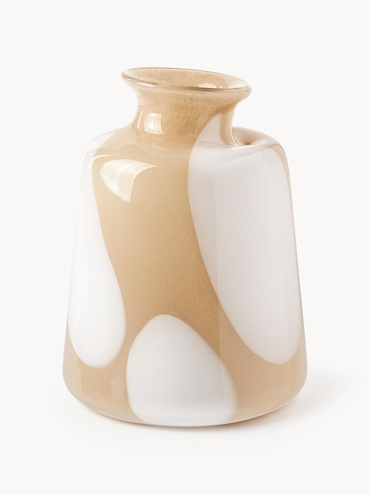 Glas-Vase Ottilie, H 20 cm von Westwing Collection