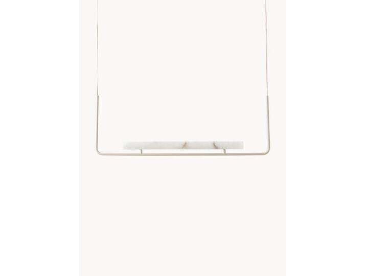 Große LED-Pendelleuchte Alena aus Alabaster von Westwing-Collection