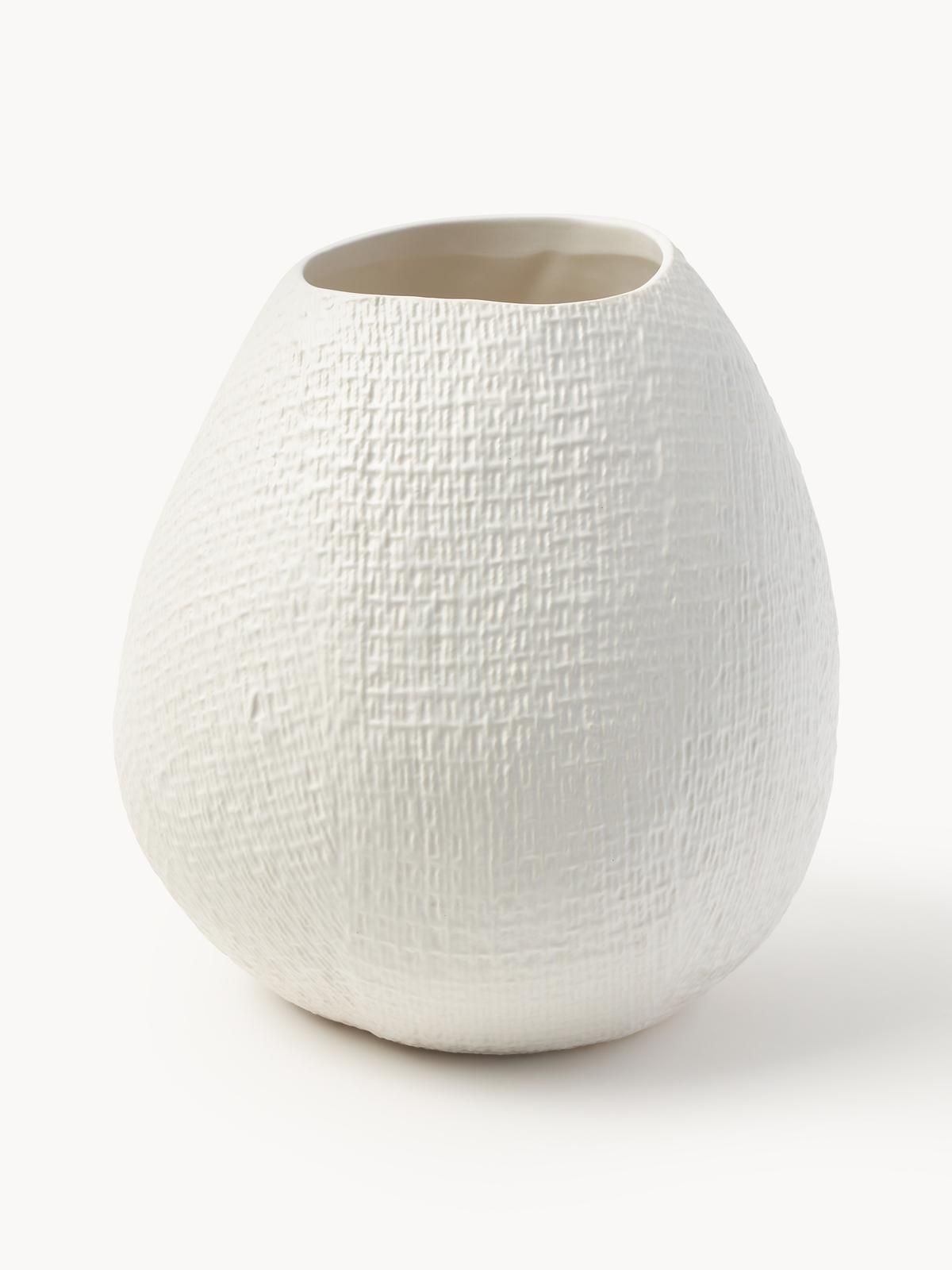 Große handgefertigte Keramik-Vase Wendy, H 24 cm von Westwing Collection