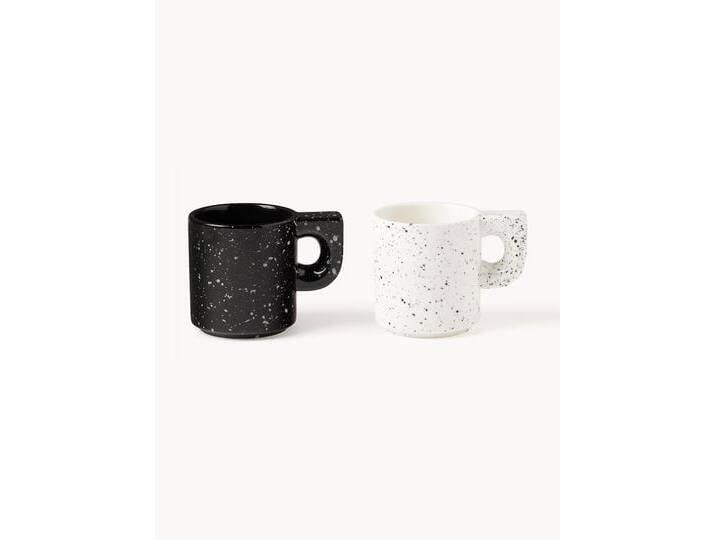 Handgemachte Porzellan-Tassen Aiko, 2er-Set von Westwing-Collection