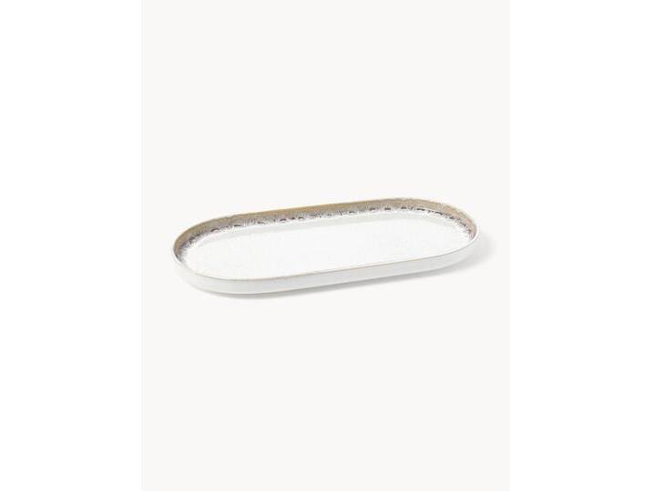 Handgemachte Servierplatte Danza mit reaktiver Glasur von Westwing-Collection