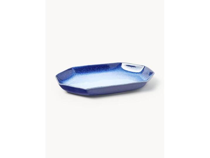 Handgemachte Servierplatte Vinci mit reaktiver Glasur von Westwing-Collection