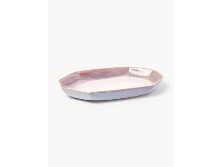 Handgemachte Servierplatte Vinci mit reaktiver Glasur von Westwing-Collection