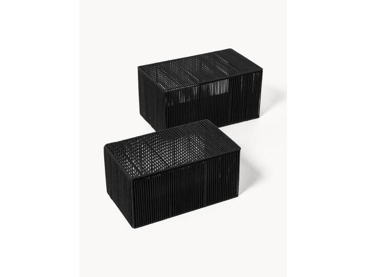 Handgewebte Aufbewahrungsboxen Gabe aus Seil, 2er-Set von Westwing-Collection