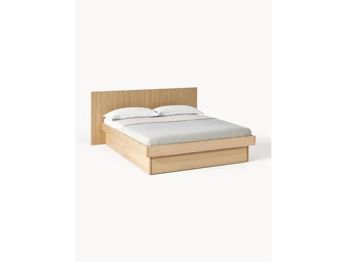 Holzbett Sato mit Schubladen und Kopfteil Holzbett Sato mit Schubladen und Kopfteil von Westwing-Collection