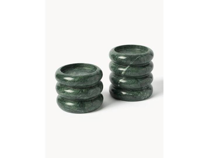 Kerzenhalter Orta aus Marmor, 2er-Set von Westwing-Collection