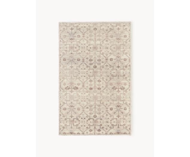 Kurzflor-Teppich Rosalie mit Ornamenten, handgewebt von Westwing Collection