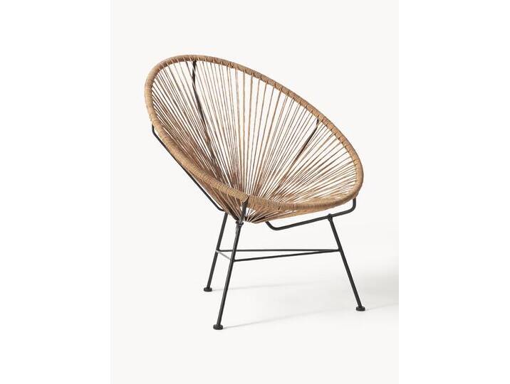 Loungesessel Bahia aus Kunststoff-Geflecht von Westwing-Collection