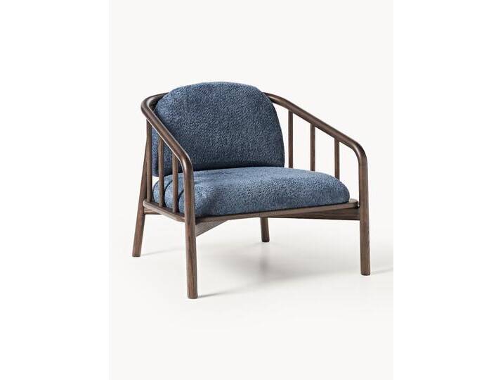 Loungesessel Balin aus Eschenholz mit Teddy-Polsterung von Westwing-Collection