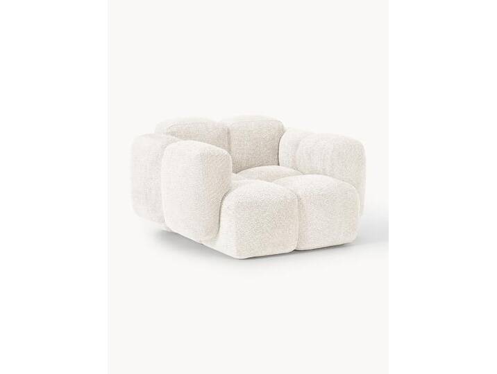 Loungesessel Tayla aus Teddy-Bouclé von Westwing-Collection