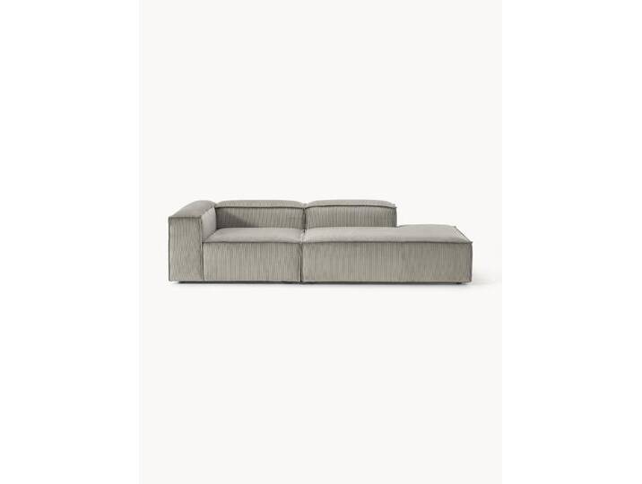 Modulare Ottomane Lennon aus Cord von Westwing-Collection
