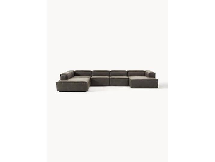 Modulare Wohnlandschaft Lennon aus recyceltem Leder von Westwing-Collection